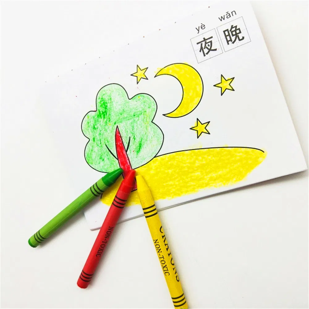 12 Color 8.8 Cm Mini Crayon with Custom Logo Pack
