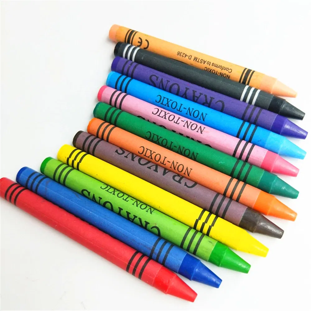 12 Color 8.8 Cm Mini Crayon with Custom Logo Pack