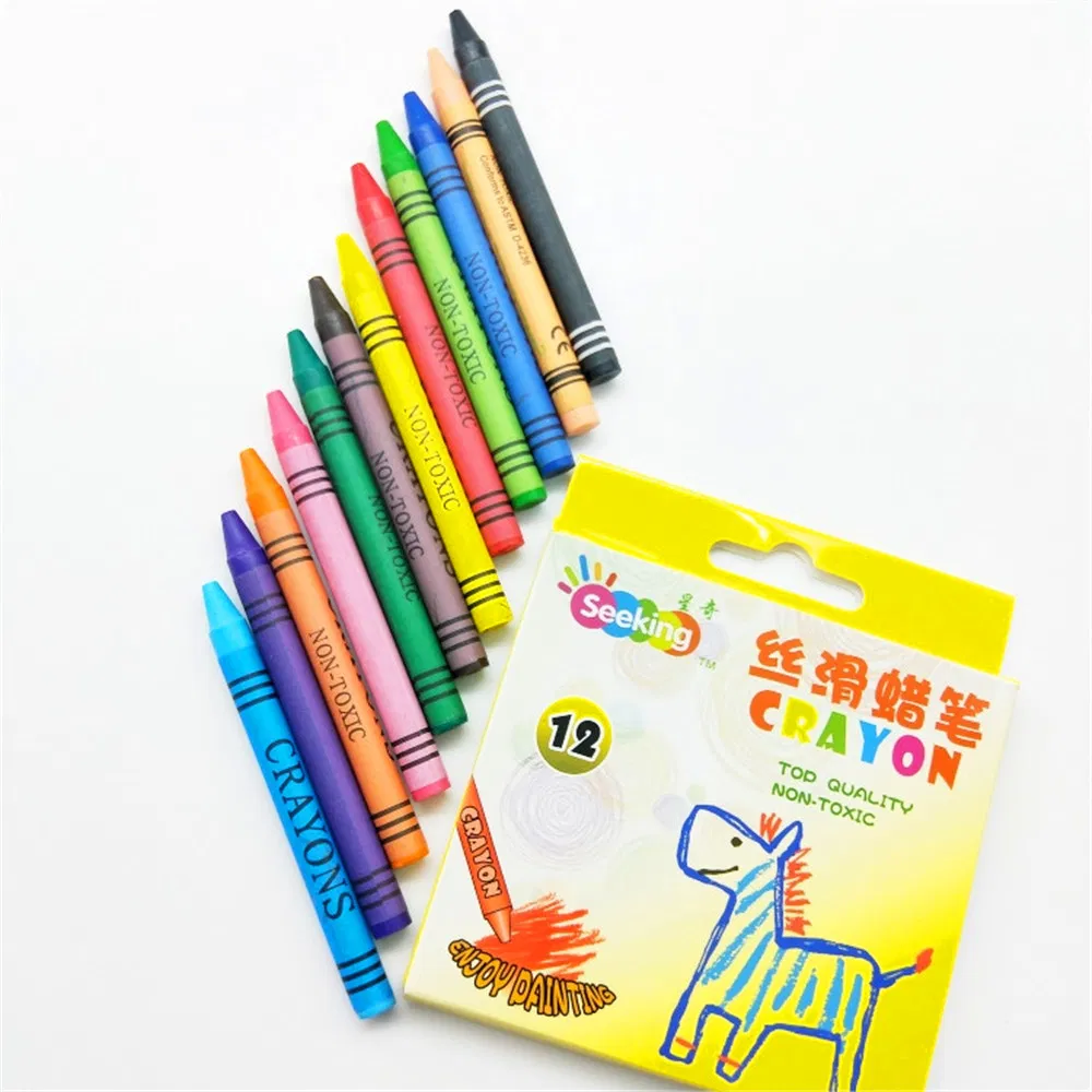 12 Color 8.8 Cm Mini Crayon with Custom Logo Pack