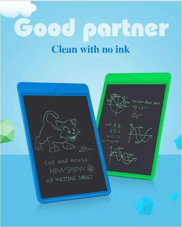 12 Inch Touch Pad, Office Memo Doodle Board, Message Doodle Drawing Board, Learning Toy, Doodle Pad with Erase Button and Lock-Gift, LCD Writing Tablet