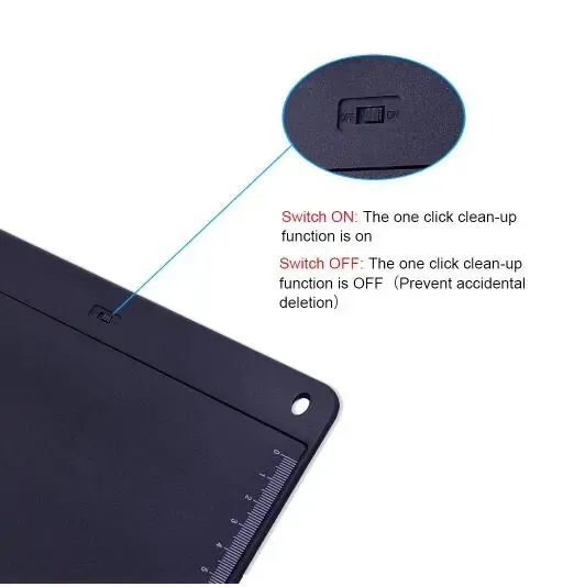 12 Inch Touch Pad, Office Memo Doodle Board, Message Doodle Drawing Board, Learning Toy, Doodle Pad with Erase Button and Lock-Gift, LCD Writing Tablet
