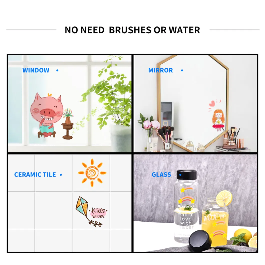 12 Metallic Colors of Non-Toxic Fast Drying Mess Free Wax Eco Friendly Crayon