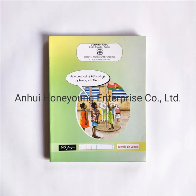 17*22cm School Notebooks Custom for Burkina Faso