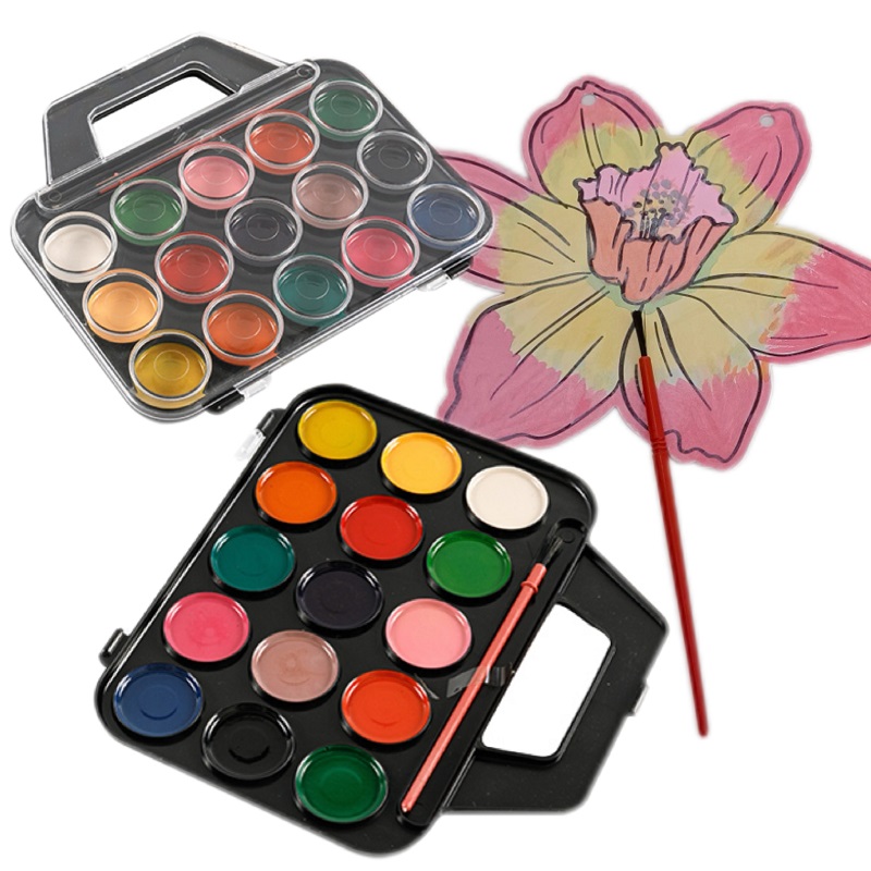 Why Is a 15-Color Semi-dry Watercolor Set for Art Students Perfect for Plein Air Painting