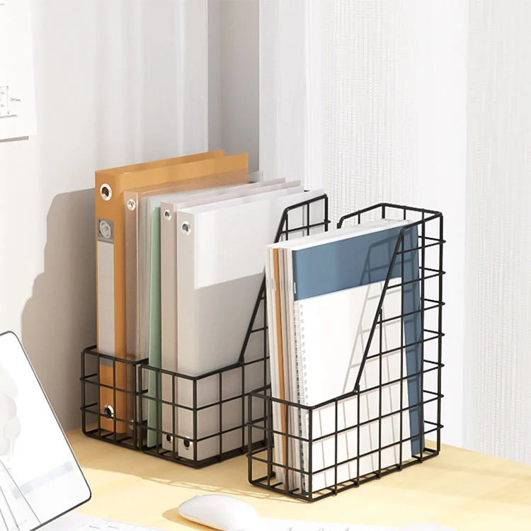 How Can an Office Desktop Metal Magazine Rack Improve Workplace Organization?