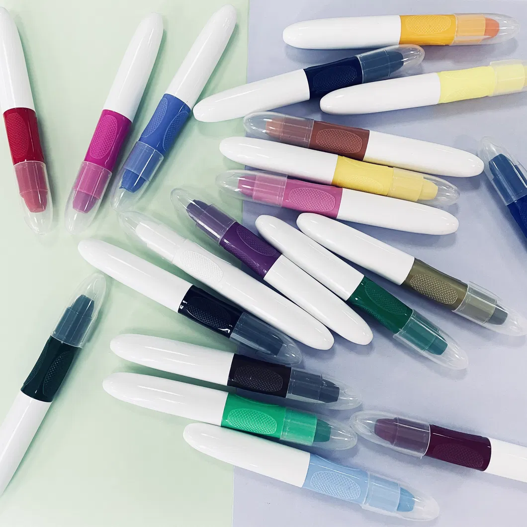 24 Colors Washable Gel Paint Wax Crayons