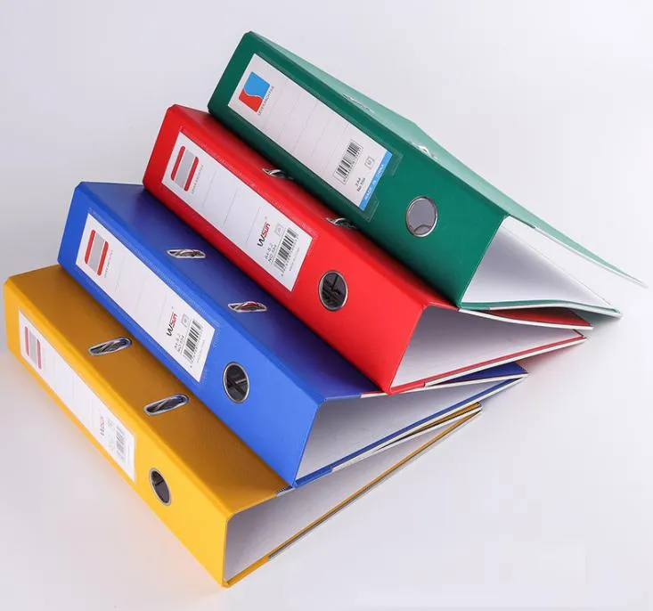 A4 Single Side PVC Lever Arch Clip File Folder / Presentation Folder