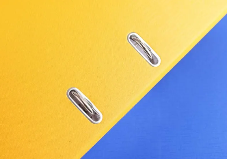 A4 Single Side PVC Lever Arch Clip File Folder / Presentation Folder