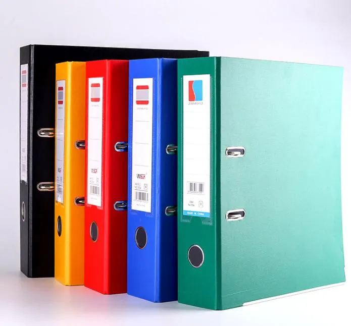 A4 Single Side PVC Lever Arch Clip File Folder / Presentation Folder