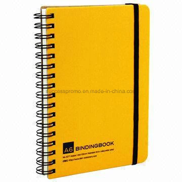 A6 Customized Office Use Wire Spiral Binding Notebook