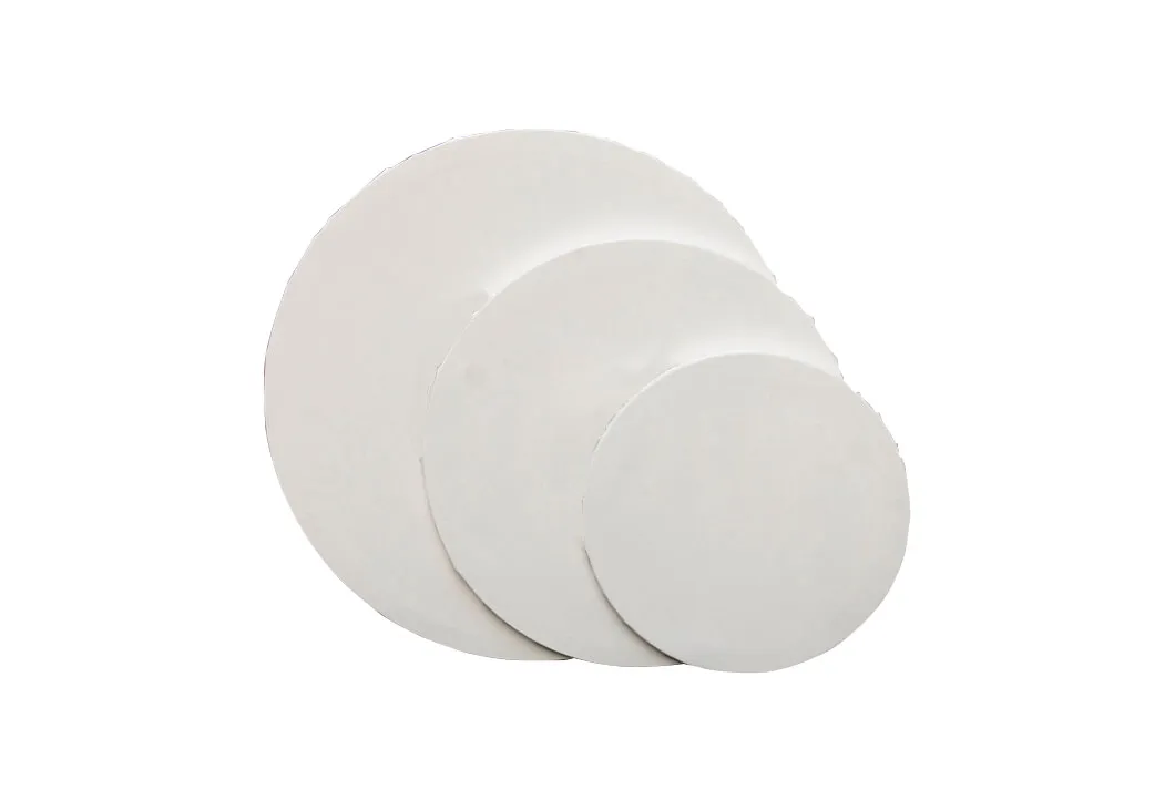 Art Supply 20 Inch Diameter Round 12 Ounce Primed Gesso Professional Quality Acid-Free Stretched Canvas