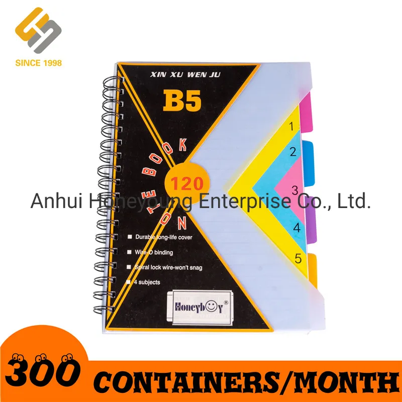 B5 Size Double Spiral Notebook 4 Subjects Classmate Notebooks Wholesale