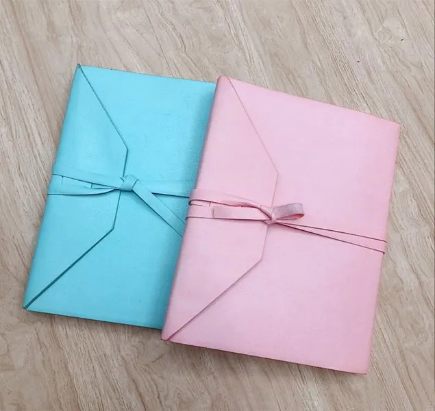 Candy Color PU Leather Notebook Korean Style Hand-Ledgers Leather Strap Notebook Portable Small Fresh Notepad