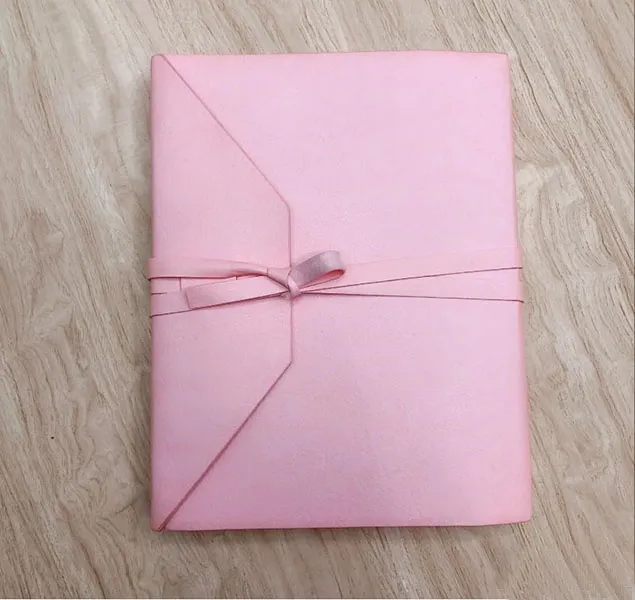 Candy Color PU Leather Notebook Korean Style Hand-Ledgers Leather Strap Notebook Portable Small Fresh Notepad
