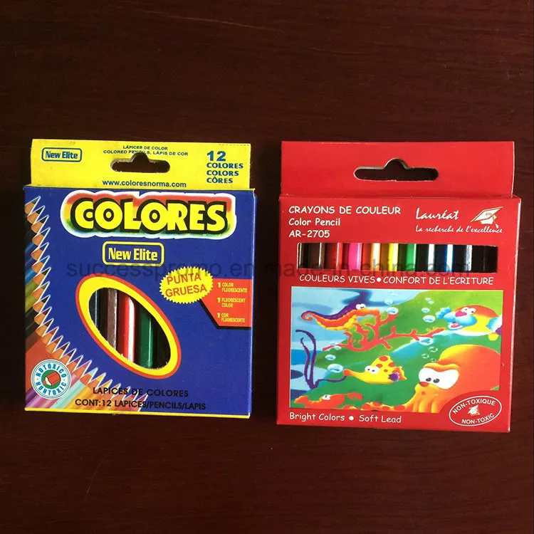 Carpenter Color Pencil Set with Full Printed Paper Tube Package