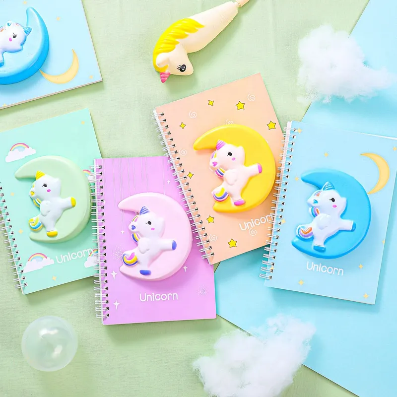 Cartoon Cute Unicorn Diary Decompression Student Hand Ledger Stationery Notebook
