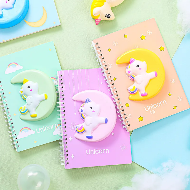 Cartoon Cute Unicorn Diary Decompression Student Hand Ledger Stationery Notebook