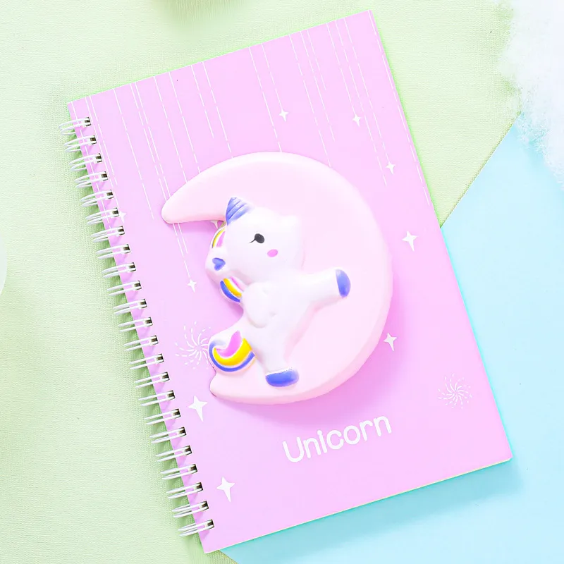 Cartoon Cute Unicorn Diary Decompression Student Hand Ledger Stationery Notebook