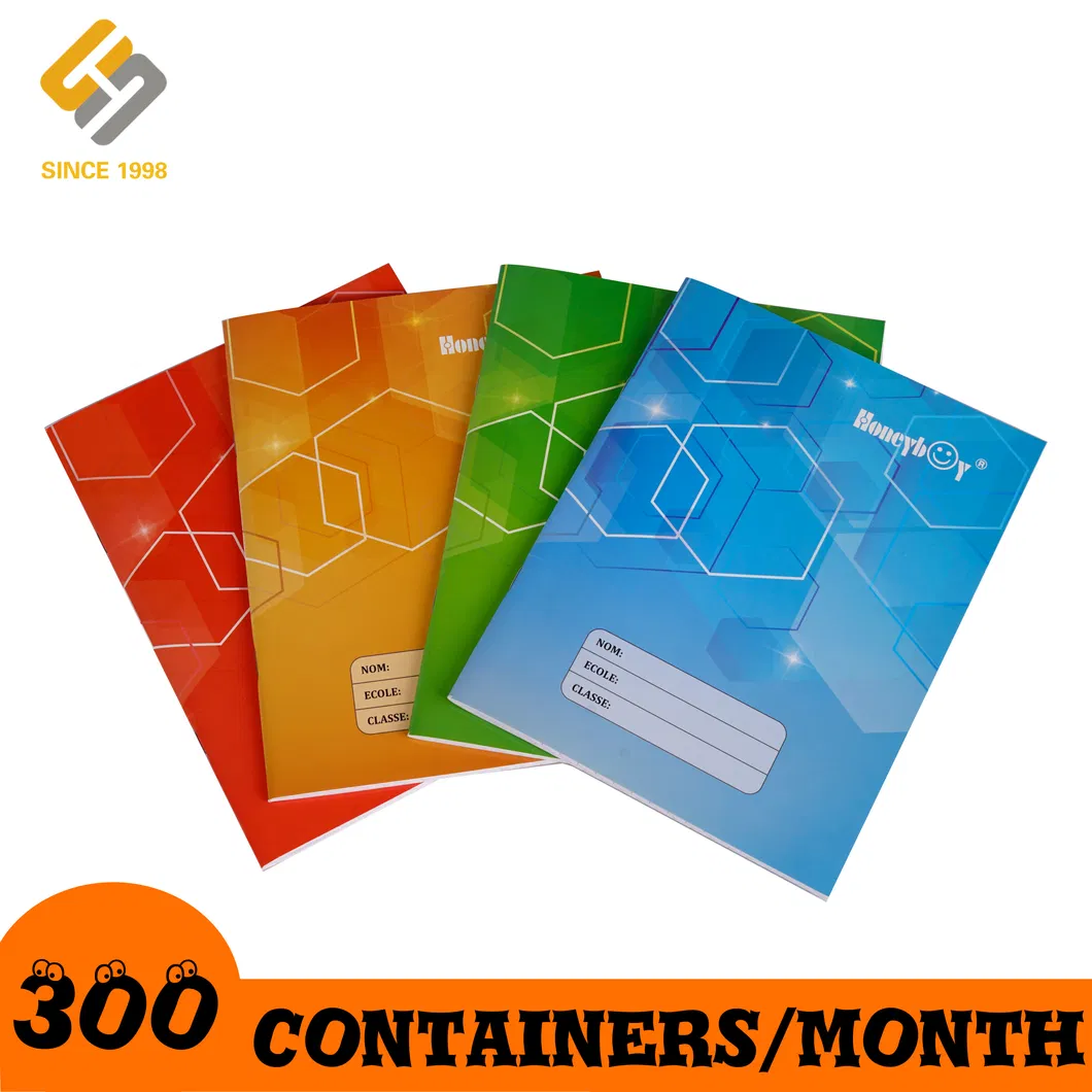 Cheap A4/A5/A6 Soft Cover Cahier Scolaire Printing Note Book for Student