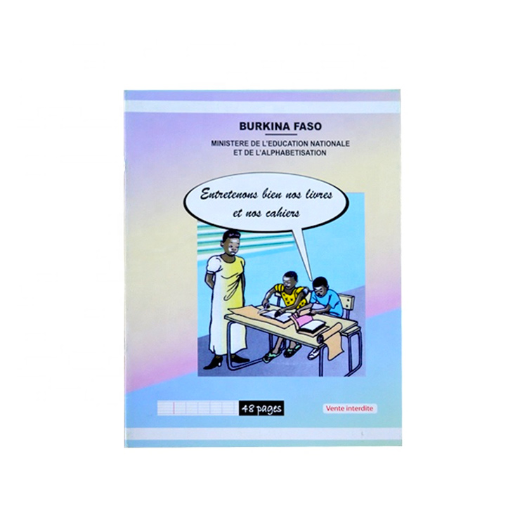 Cheap Factory Price Burkina Faso School Supplies Exercise Book