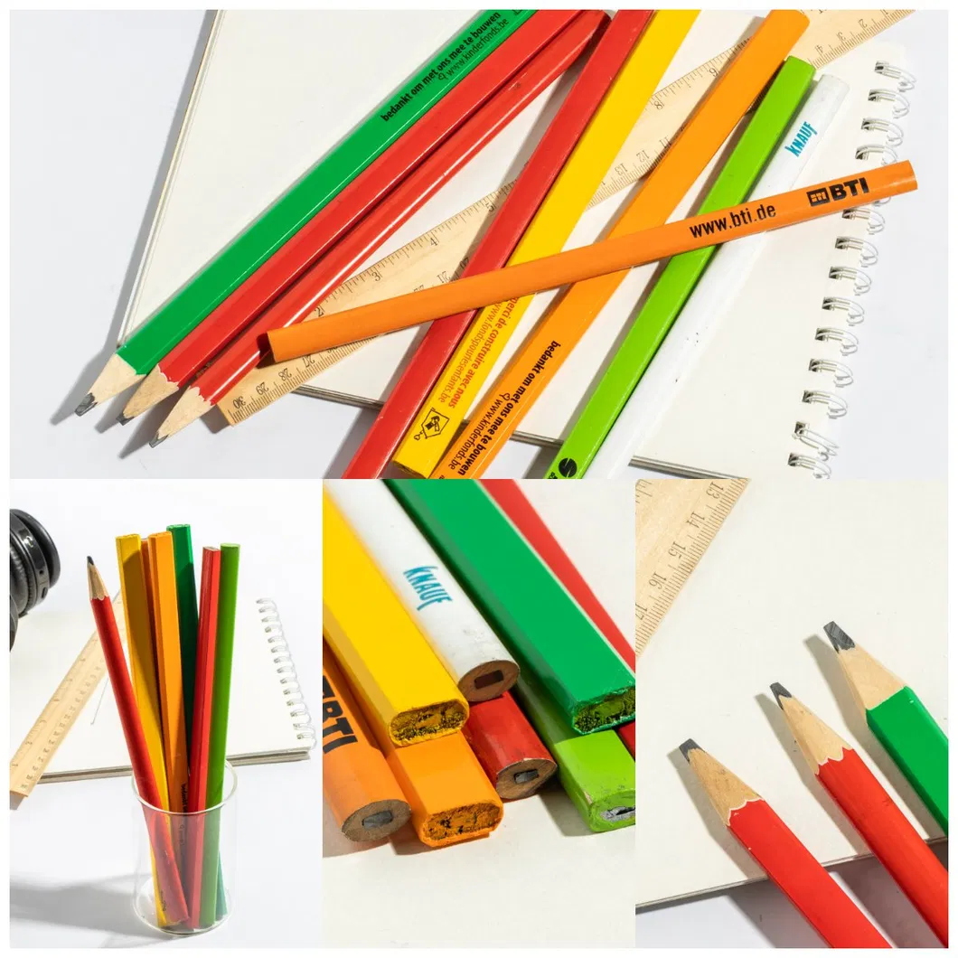Competitive Price Good Quality Wooden Carpenter Pencils