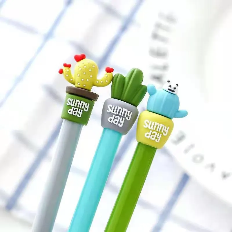 Creative Cactus Potted Neutral Pen Student Signature Pen