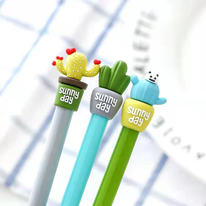 Creative Cute Rabbit Holding Radish Pen Students Neutral Pen Signature Pen