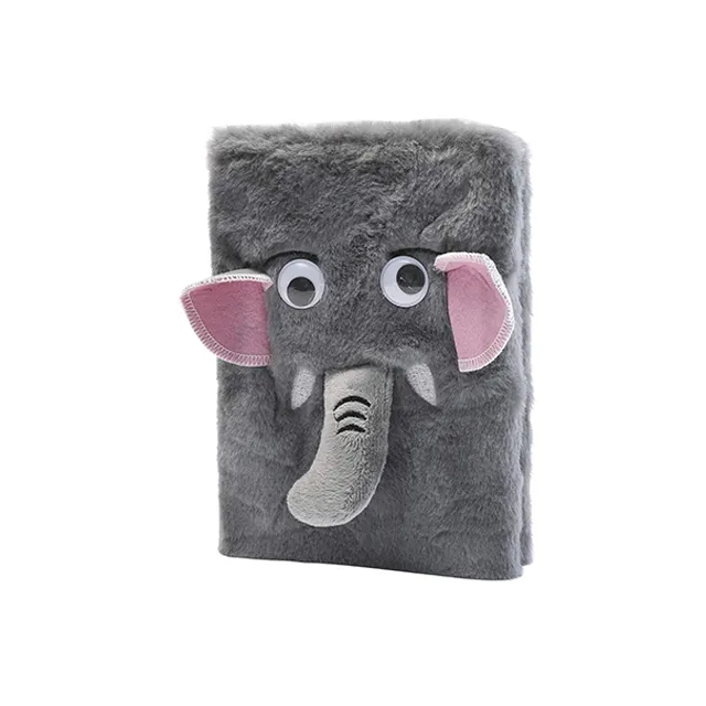 Custom A5 Elephant Plush Notebook