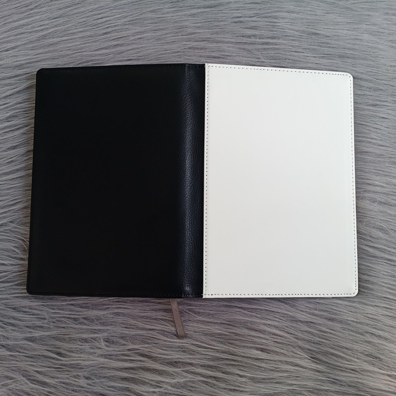 Custom Logo Leather Sublimation Cover Blank Notebook Spiral Bound Souvenir Notebook Journal