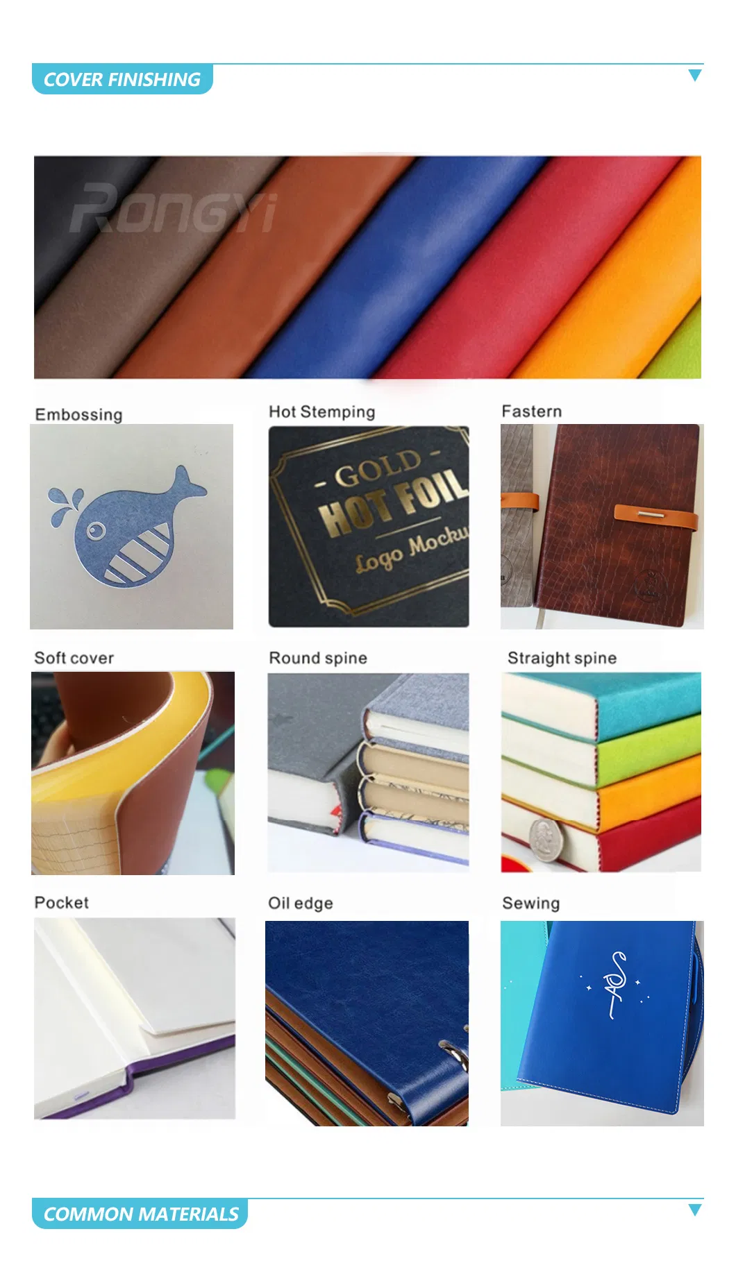 Custom Logo Sketch Book Eco-Friendly Print Designer Artist Sketchbook Journal Water Colour Notebook