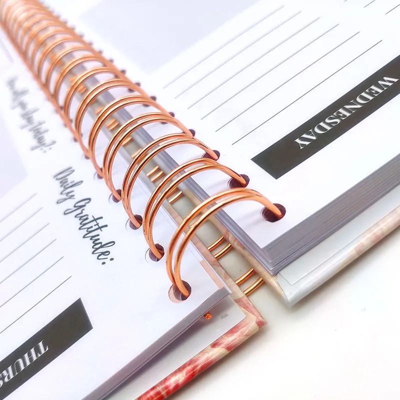 Custom Planner Printing Spiral Budget Planner Supplies Weekly Pray Planner