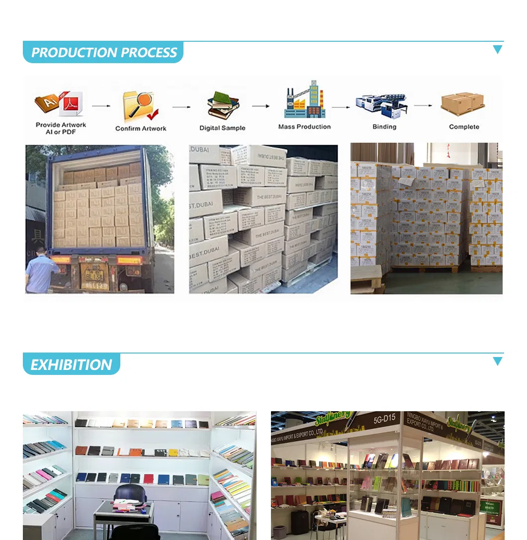 Customized Embossing Yearly Diary Planner A5