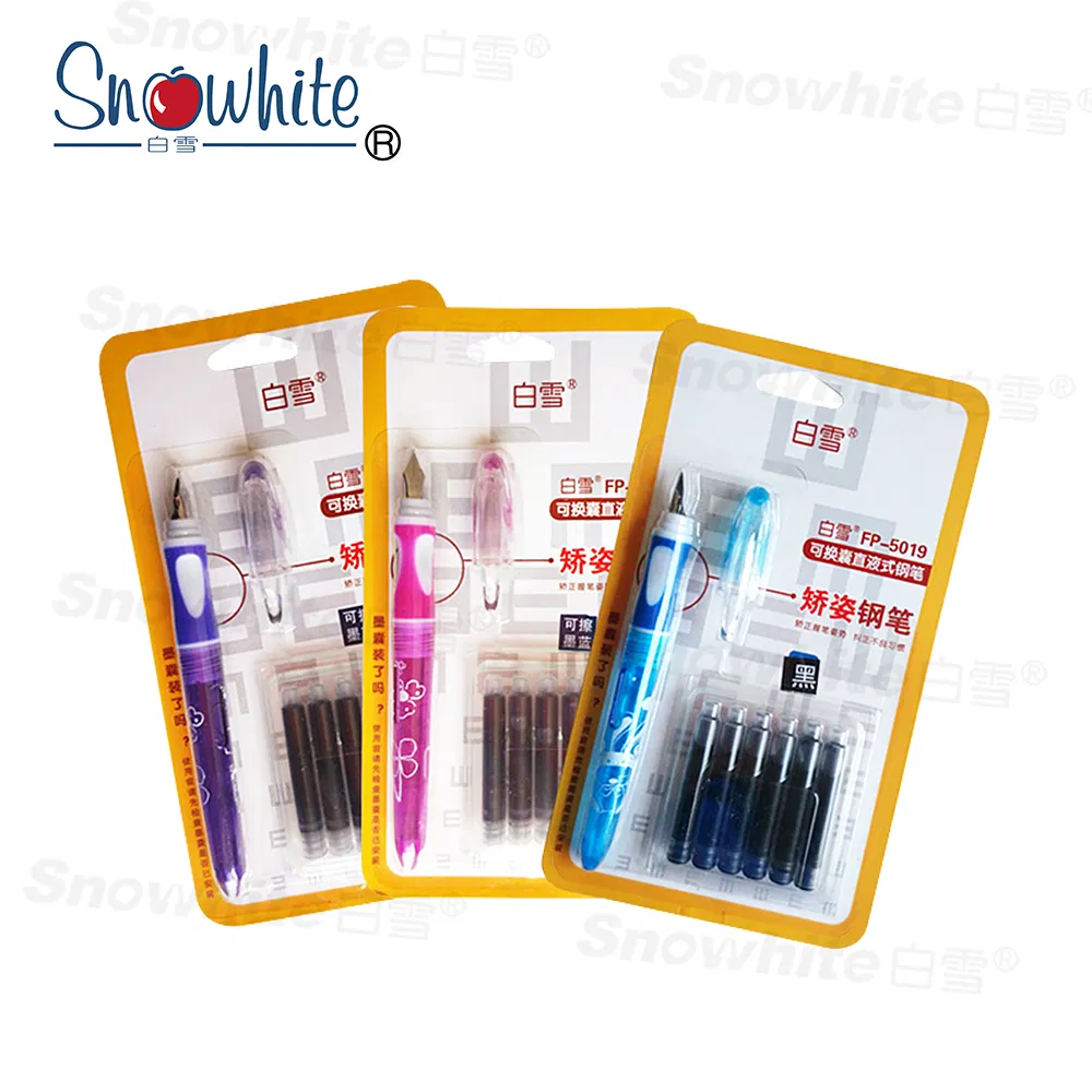 Customized Logo Fountain Pen Fp5019 with Ink Cartridge