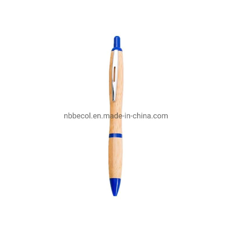Eco Friendly Wood Bamboo Ball Pen with Custom Logo Printing Promo Pen