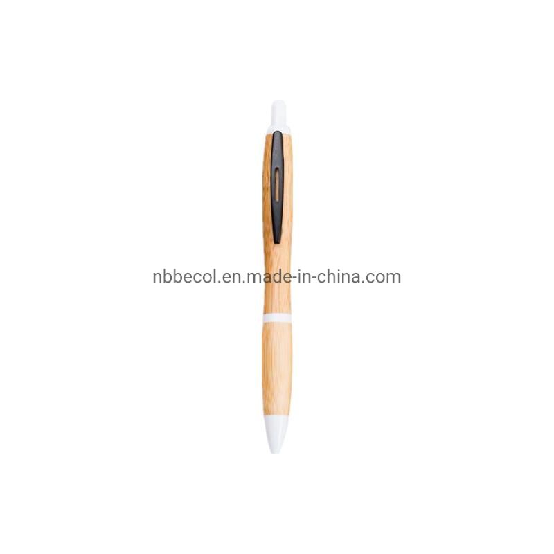 Eco Friendly Wood Bamboo Ball Pen with Custom Logo Printing Promo Pen