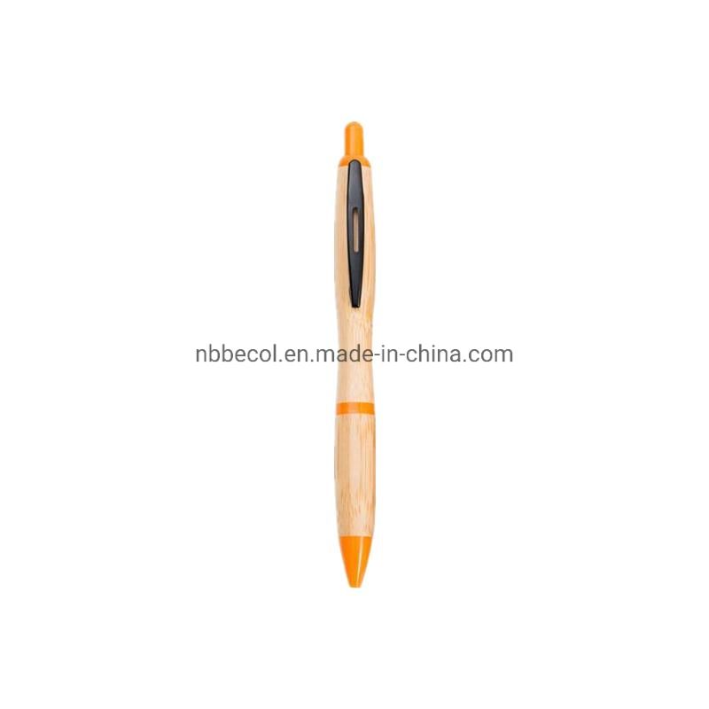 Eco Friendly Wood Bamboo Ball Pen with Custom Logo Printing Promo Pen
