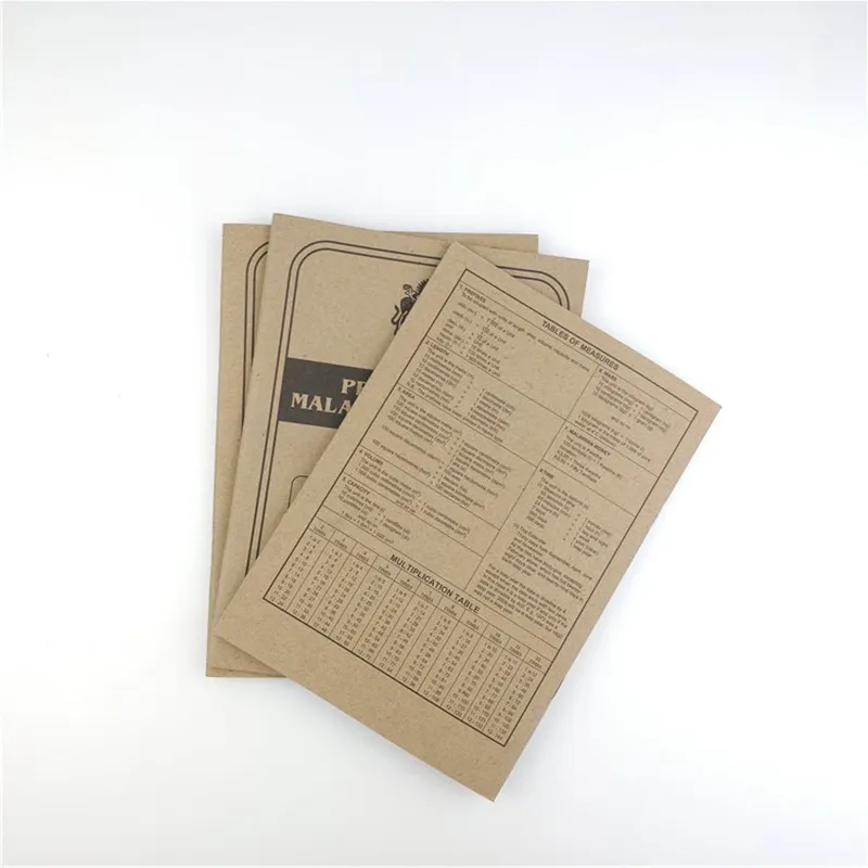 Factory OEM Logo and Design School Supplies Exercise Book