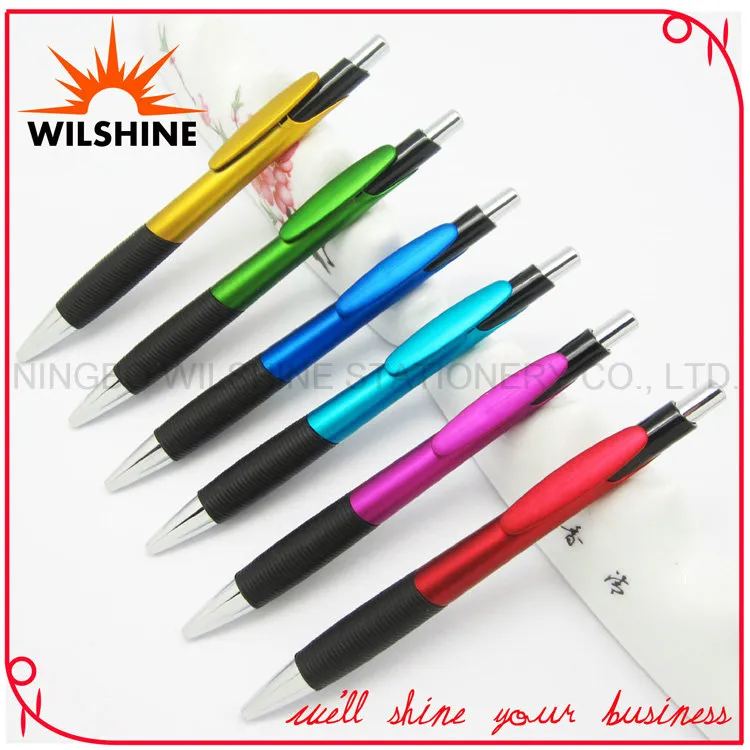 Fashion Design Plastic Pen with Grip for Promotion (BP0235)