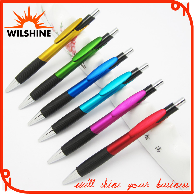Fashion Design Plastic Pen with Grip for Promotion (BP0235)