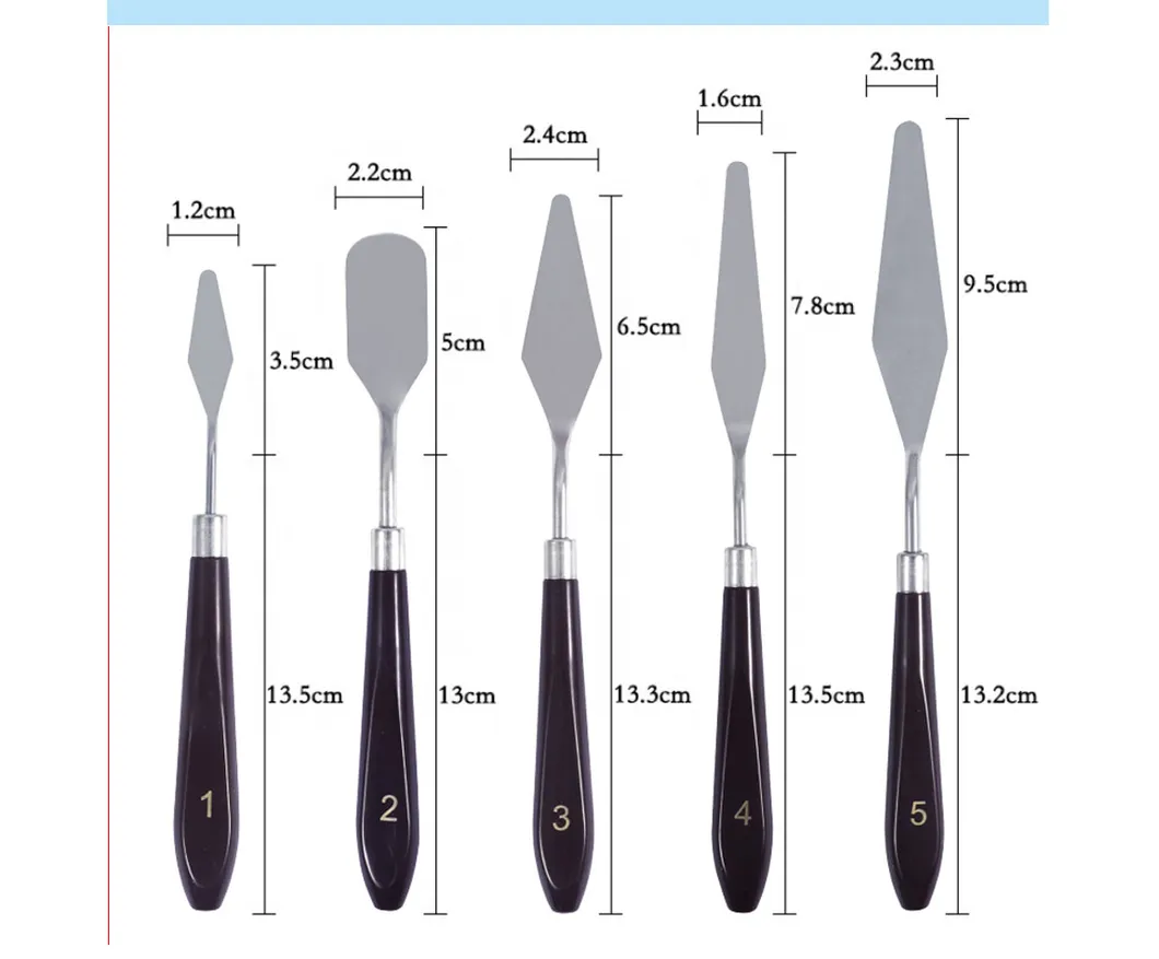 Foska Art Stainess Steel Painting Palette Knife