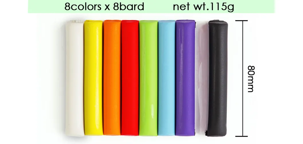 Foska High Quality 115g 8 Colors Kids Modelling Clay