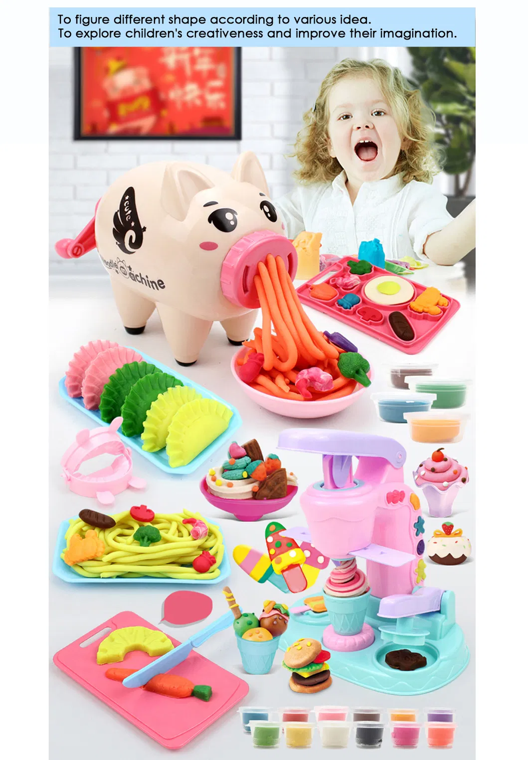 Foska High Quality 8 Colors Kids Modelling Clay