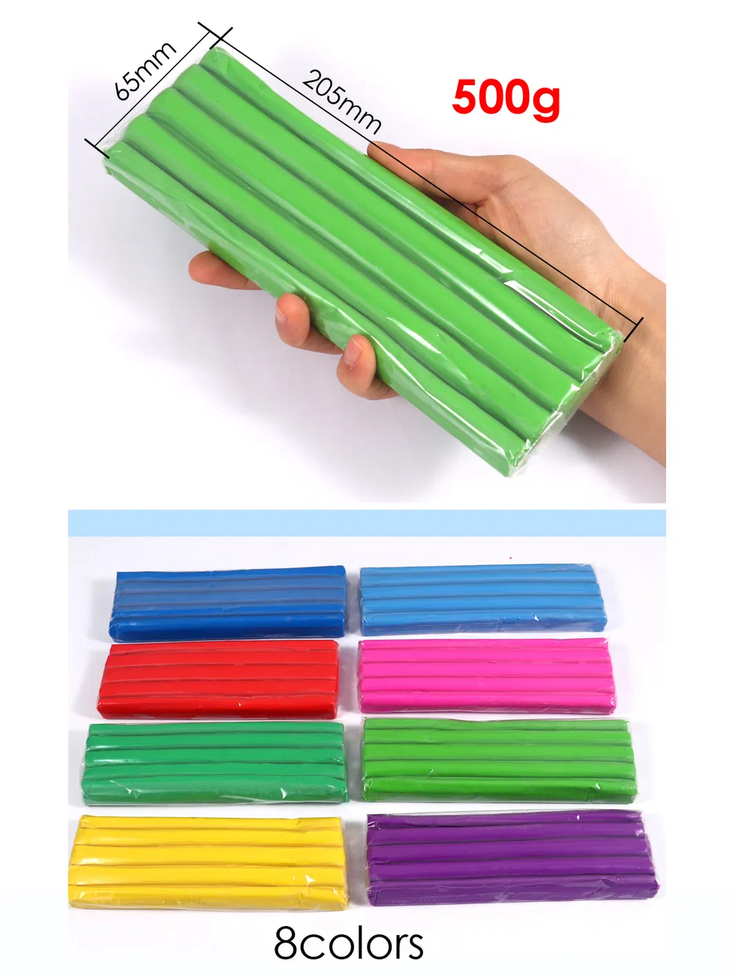 Foska High Quality 8 Colors Kids Modelling Clay