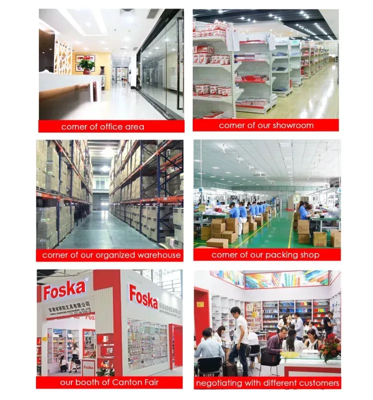 Foska New Design Good Quality Drum Packing Water Color Pen