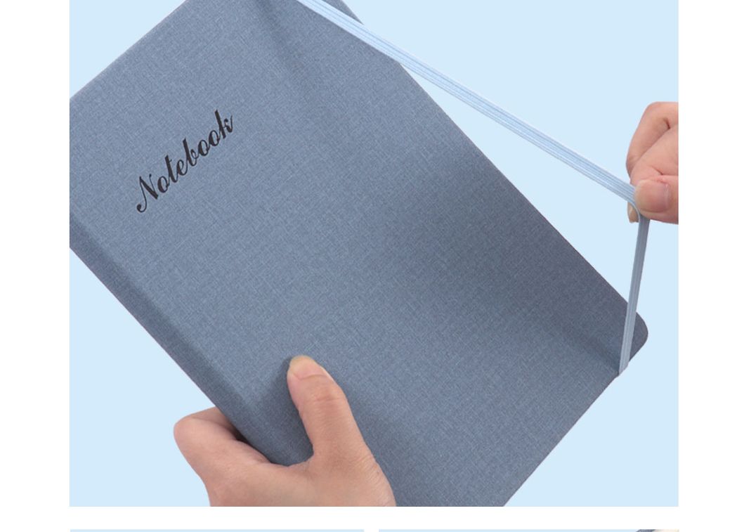 Foska Stationery A5 B5 Journal PU Note Book with Rope