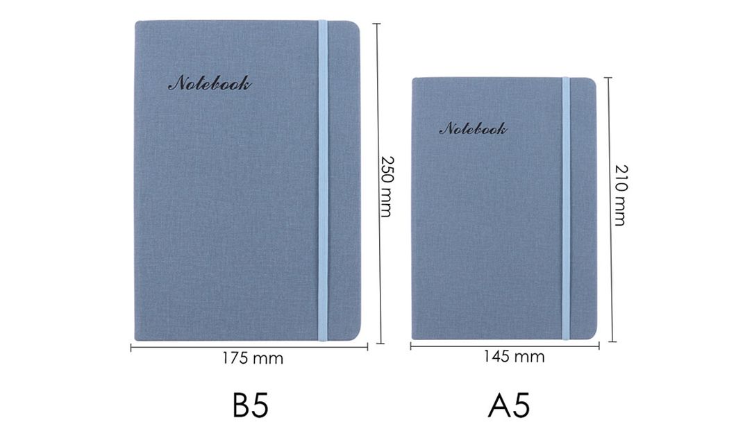 Foska Stationery A5 B5 Journal PU Note Book with Rope