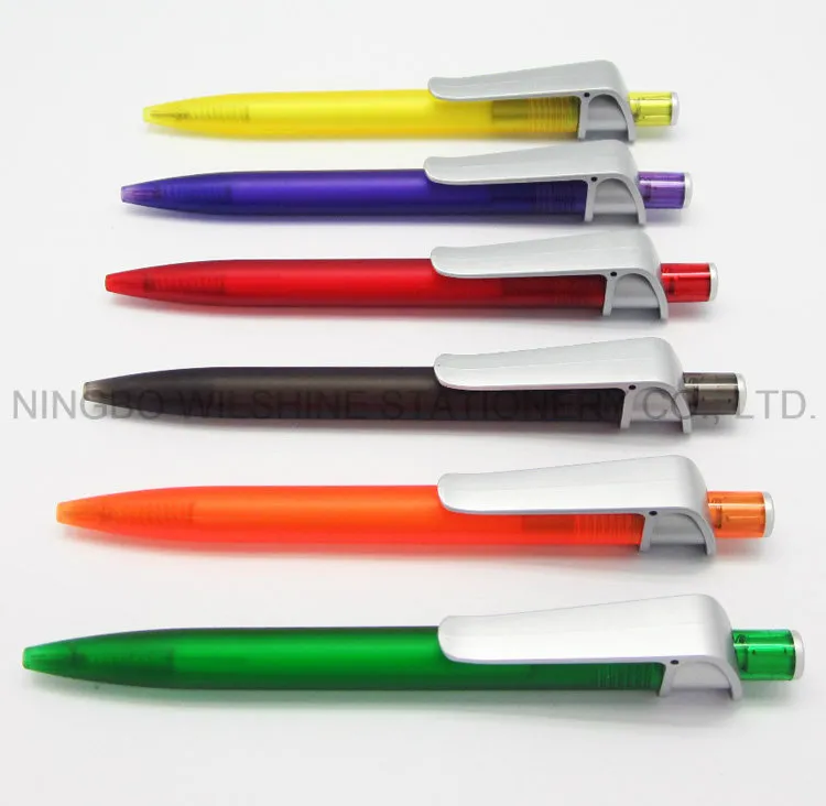 Frosty Plastic Ball Pen for Promotion Logo (BP0292F)