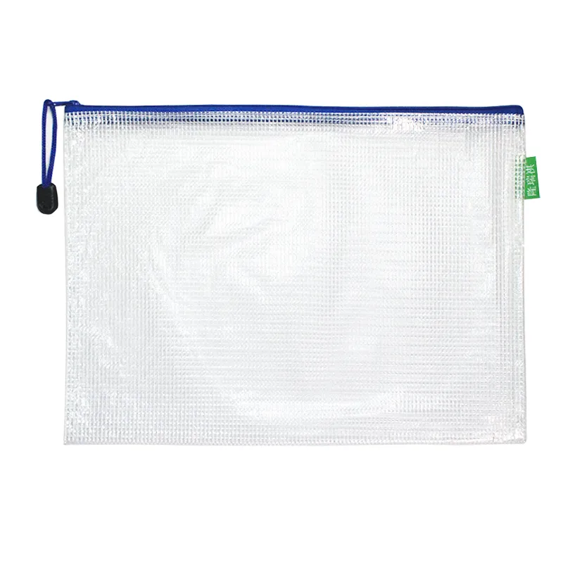 Good Price Portable Transparent B5 PVC Stationery Storage Student Officer Document File Bag