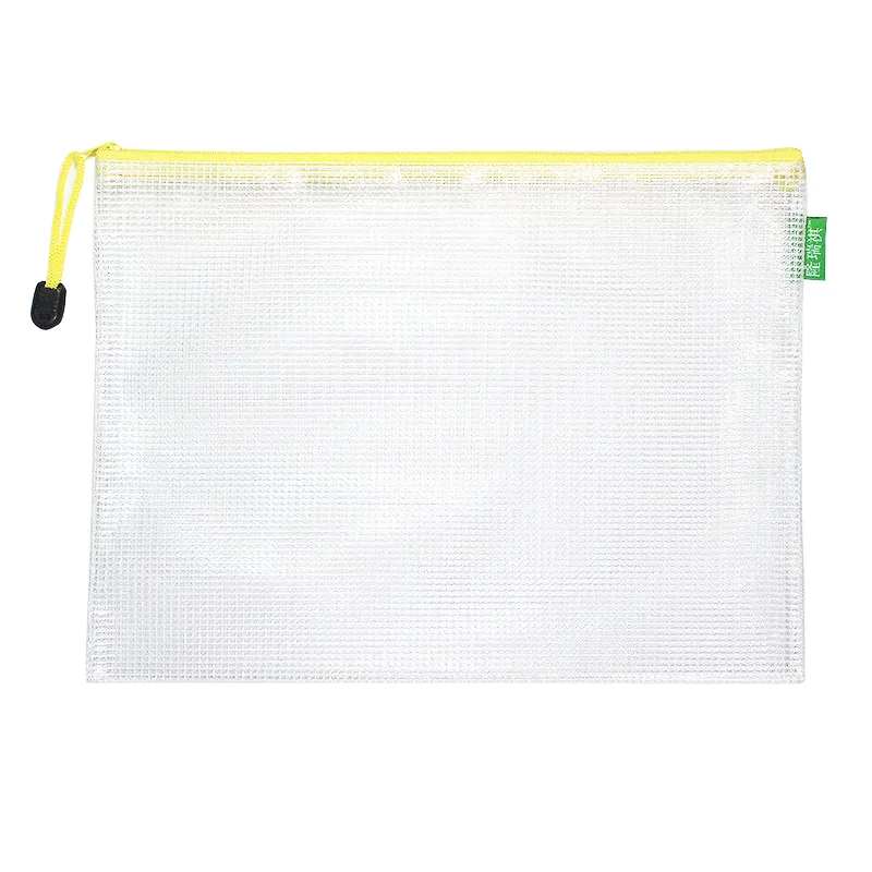 Good Quality Simple Transparent B5 PVC Stationery Storage Student Teacher Officer Document File Bag