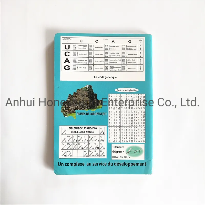 Government Tender School Ruled Government Order Exercise Book Notebook for Burkina Faso